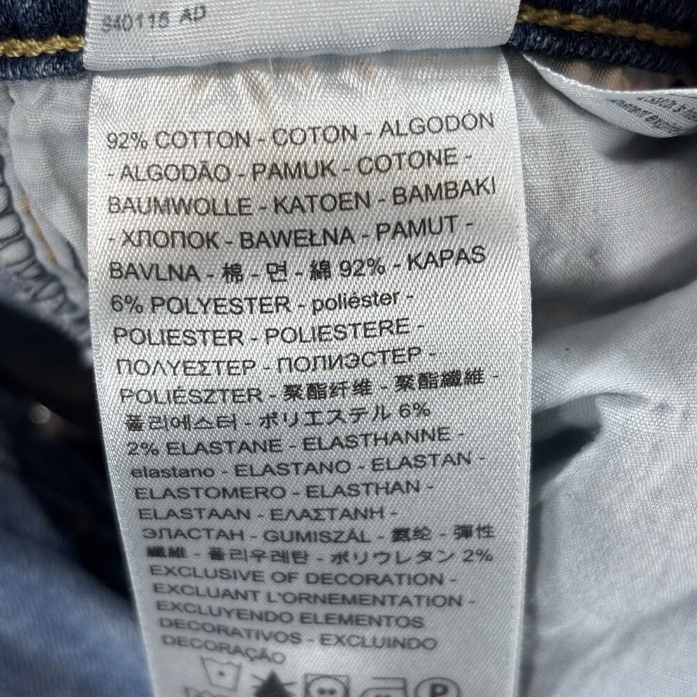 Levi's 721 High Rise Skinny Jeans 18882-0166 Manic Monday Blue 27x30 - Picture 5 of 9